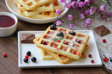 Belgian soft waffles