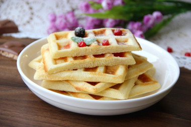 Belgian soft waffles