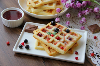 Belgian soft waffles