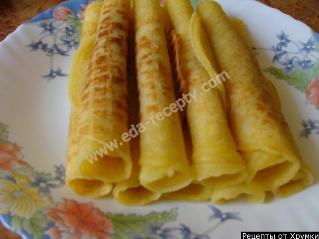 Waffle tubes with jam