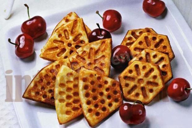 Lemon waffles