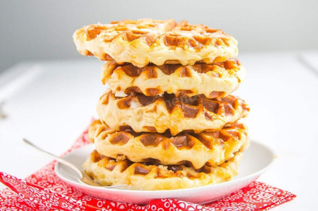 Belgian waffles airy