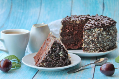 A cake in the microwave in 5 minutes is fast and delicious