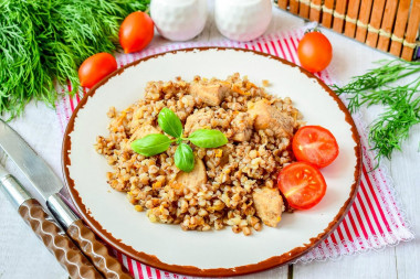 Buckwheat porridge with meat in a slow cooker