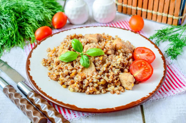 Buckwheat porridge with meat in a slow cooker