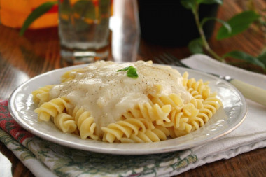 Pasta with bechamel sauce