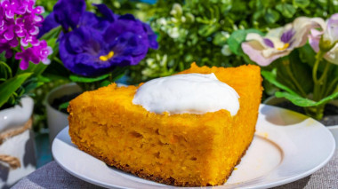 Carrot casserole in a slow cooker