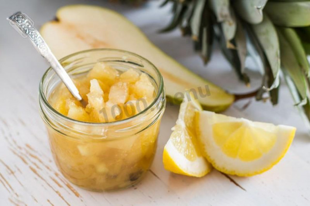 Pear jam in a slow cooker