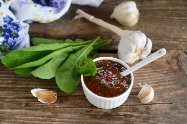 Tomato sauce with coriander