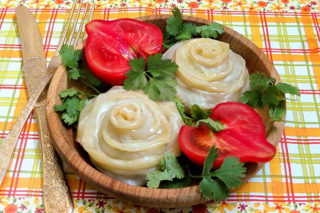 Lazy rose dumplings