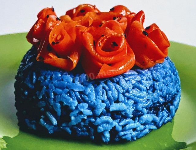 Blue rice