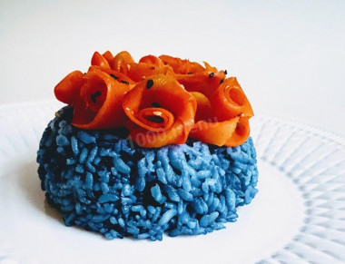 Blue rice