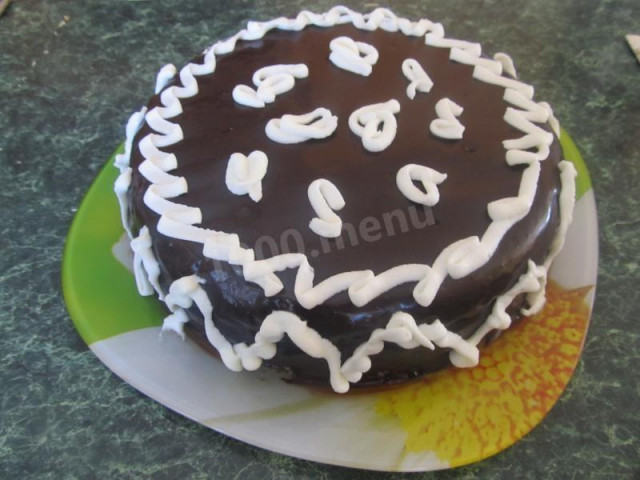 Cake with poppy seeds and coconut chips