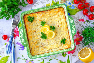 Fish souffle in the oven dietary