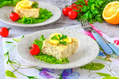 Fish souffle in the oven dietary