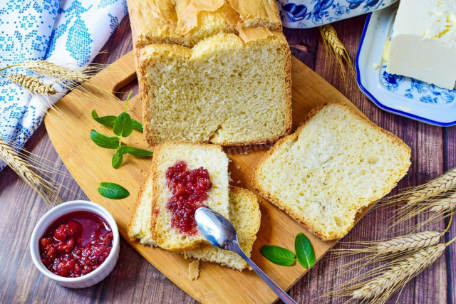 French bread in a bread maker