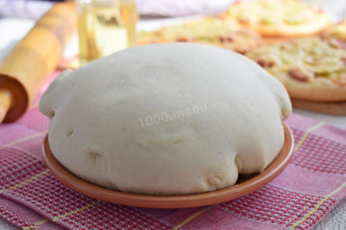 Pizza dough in the bread maker