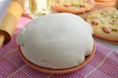 Pizza dough in the bread maker