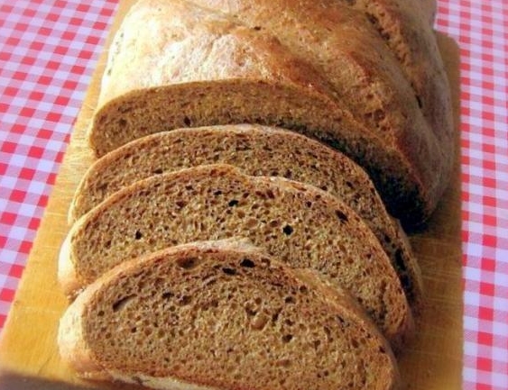 Classic rye bread in a sourdough bread maker