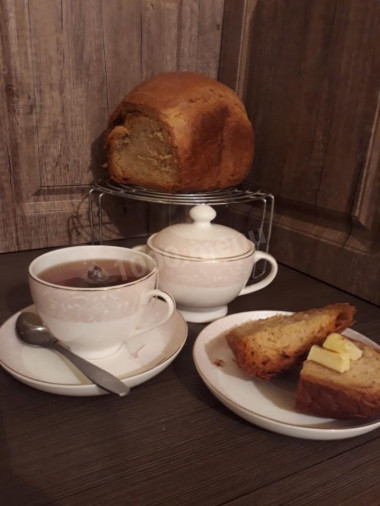 Fragrant muffin in a bread maker