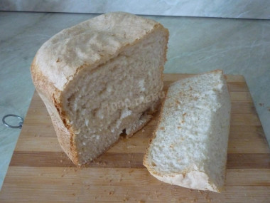 Wheat bread in a bread maker