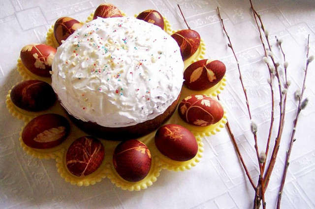 A sweet cake in a bread maker. Dough for a cake in a bread maker