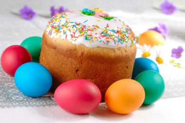 A cake with cottage cheese in a bread maker