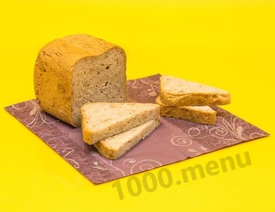 Honey bread with nuts in a bread maker