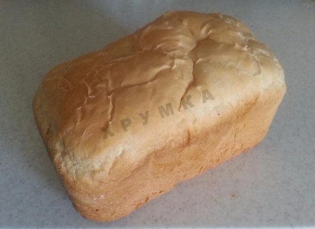 White bread with psilium in a bread maker