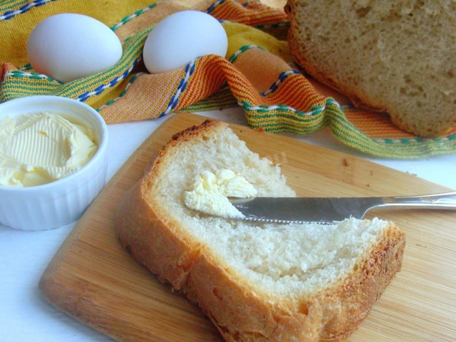 French bread with powdered milk in a bread maker