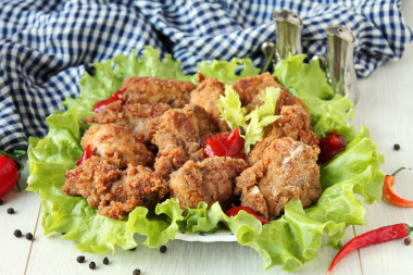 Fried beef brains in Italian