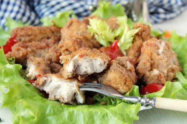 Fried beef brains in Italian