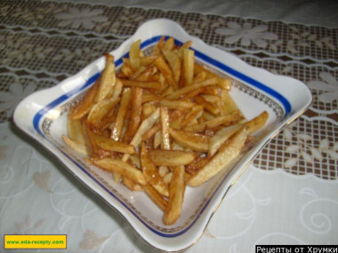 Deep-fried potatoes