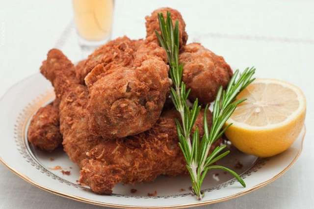 Deep-fried chicken