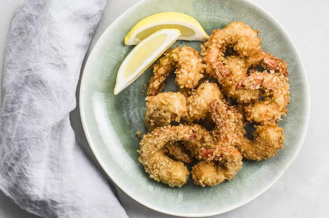 Deep-fried shrimp