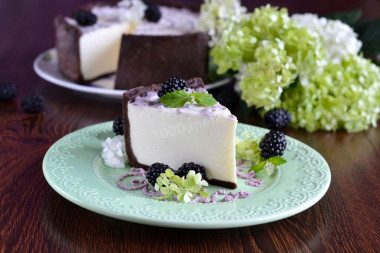 Cheesecake without baking with mascarpone