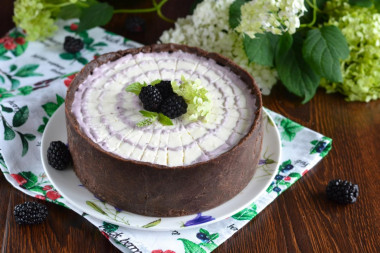 Cheesecake without baking with mascarpone