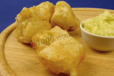 Cod in batter