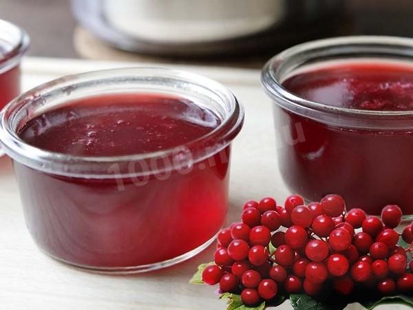 Viburnum jelly for winter