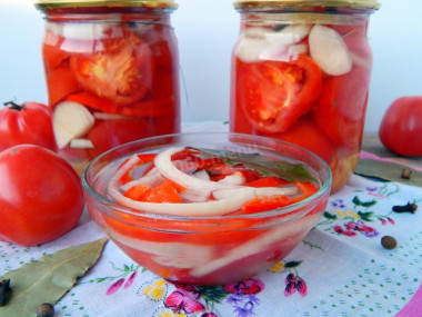 Tomatoes in jelly for winter simple