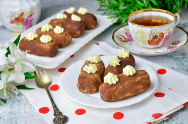 Homemade cake breadcrumbs with condensed milk