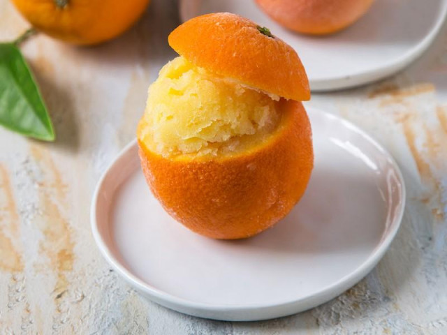 Orange sorbet