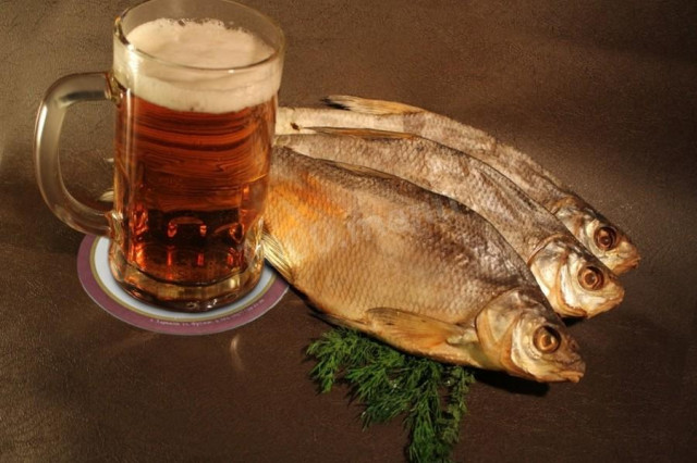 Salty roach for beer