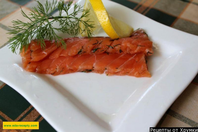 Salting salmon