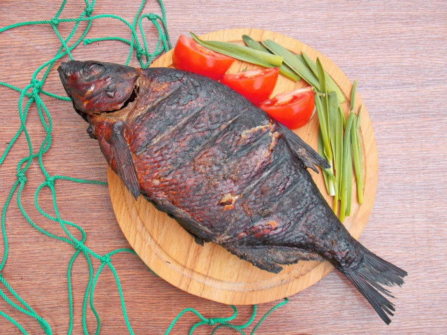 Hot smoked bream at home