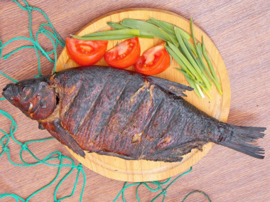 Hot smoked bream at home