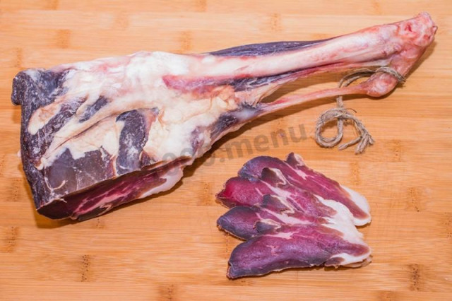 Dried leg of lamb