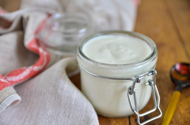 Homemade curdled milk