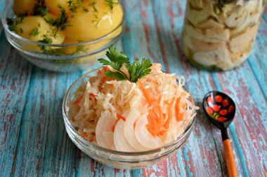 Sauerkraut without vinegar