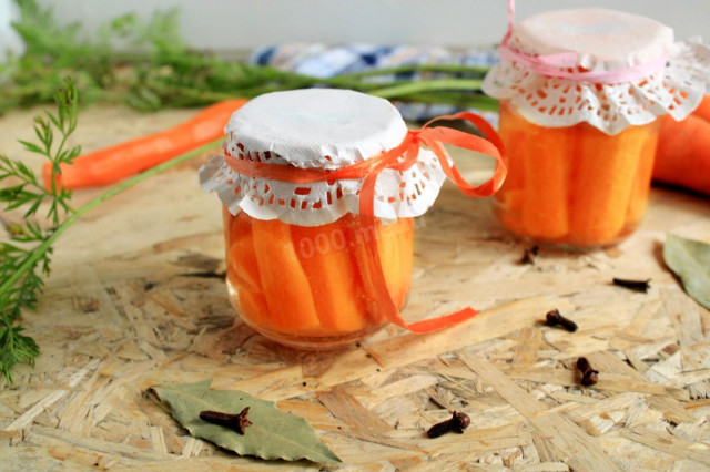 Pickled carrots for winter